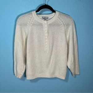 Vintage White Pullover Sweater